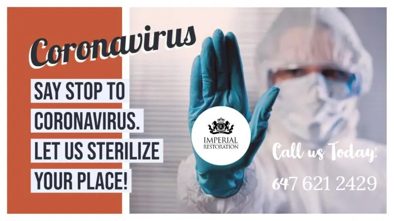Let us sterilize your surroundings for only $0,85 per square foot!